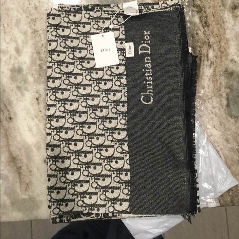 Christian Dior Toile Oblique Scarf